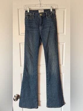 Frame Denim Medium Lehigh Flare Jeans